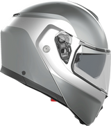 AGV Streetmodular Helmet Levico - Double Light Gray for 2XL Motorcycle Riders