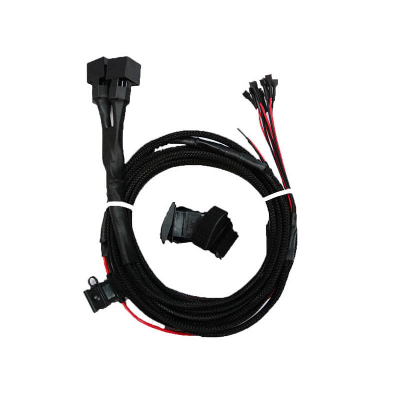 Nacho Offroad Technology NAC11N 40 Amp Vehicle Lighting Harness with Dual Switches and Relays