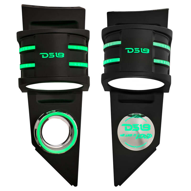 DS18 SLG-HD6V2 Headrest Enclosure for Polaris Slingshot with 4 x 6.5-inch Speaker Compatibility