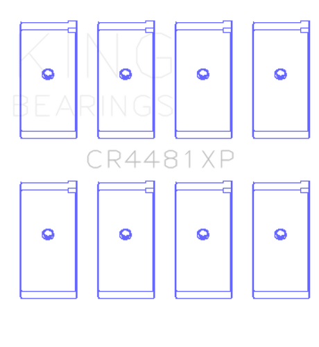 King Engine Bearings Mitsubishi 4G63/4G64 6 Bolt 1st Gen DSM Performance Rod Bearing Set - Size STD