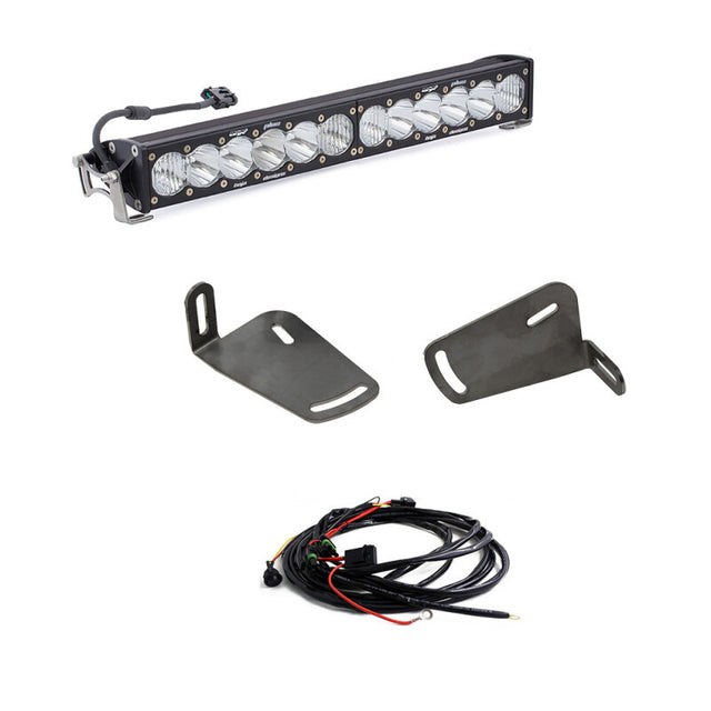 Baja Designs 2021+ Dodge Ram TRX 20 Inch OnX6+ Bumper Kit – Waterproof LED Light Bar with Replaceable Lenses