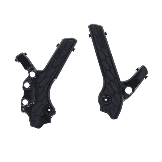 Acerbis 2983340001 X-Grip Frame Guards for Suzuki DRZ400E/S/SM - Black
