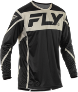 Fly Racing Lite Jersey Black/Grey Sm - Men's Motorcycle Riding Jersey for ATV, Dirt Bike, and Motocross