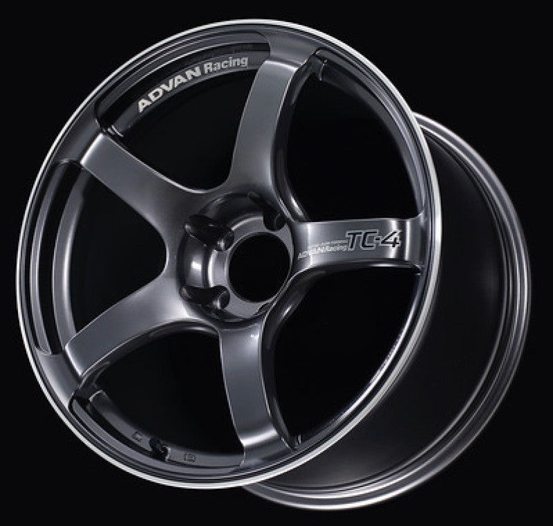 Advan TC4 17x8.0 +38 Gunmetallic Ring Wheel for 5x114.3 Vehicles