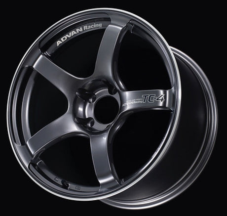 Advan TC4 17x8.0 +38 Gunmetallic Ring Wheel for 5x114.3 Vehicles