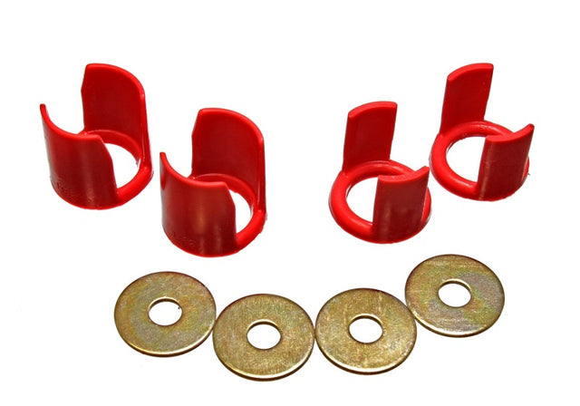 Energy Suspension 7.1113R Red Rear Sub-Frame Bushing Set for Nissan 240SX (S13) 1989-1994