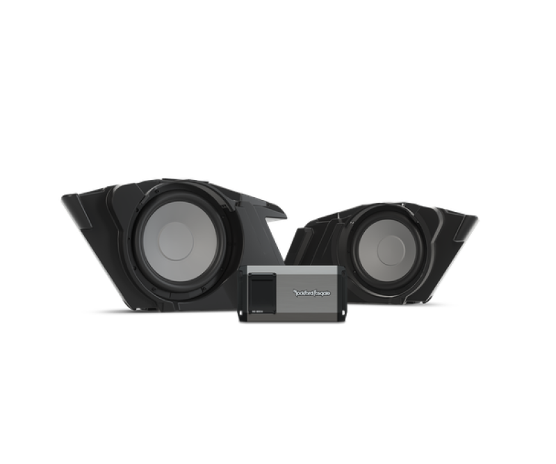 Rockford Fosgate HD14-SBSUB Dual 10-inch Saddlebag Subwoofer Kit for Harley-Davidson Touring Models
