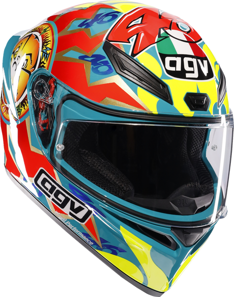 AGV K1 S Rossi Mugello 1999 Motorcycle Helmet – Medium Fit for Street and Track Use