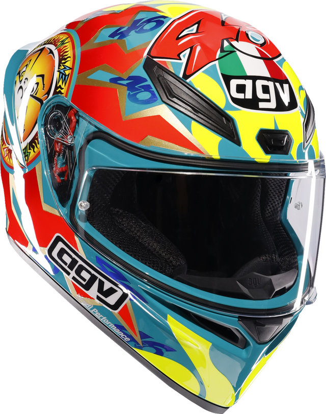 AGV K1 S Rossi Mugello 1999 Motorcycle Helmet – Medium Fit for Street and Track Use
