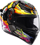 AGV K1 S Bezzecchi 2023 Motorcycle Helmet - Small, Shell, Ventilation & Safety Features