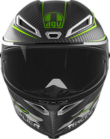 AGV Pista GP RR Performante Carbon and Lime Motorcycle Helmet – Fits Yamaha YZF, Honda CBR, Kawasaki Ninja, Suzuki GSX-R, Ducati Panigale (Size Medium)