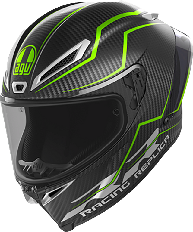 AGV Pista GP RR Performante Carbon/Lime 2XL Motorcycle Helmet with Advanced Ventilation and Safety Features