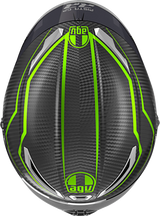 AGV Pista GP RR Performante Carbon and Lime Motorcycle Helmet – Fits Yamaha YZF, Honda CBR, Kawasaki Ninja, Suzuki GSX-R, Ducati Panigale (Size Medium)