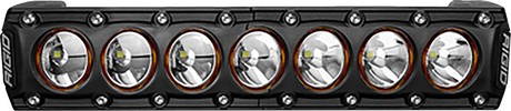 RIGID INDUSTRIES Light Bar - 10" - Amber Backlight 411613
