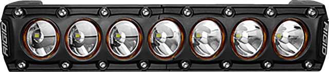 RIGID INDUSTRIES Light Bar - 10" - Amber Backlight 411613