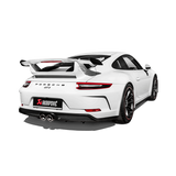 Akrapovic Slip-On Race Line Exhaust System for 2018 Porsche 911 GT3 (991.2) with Titanium Tail Pipe Set