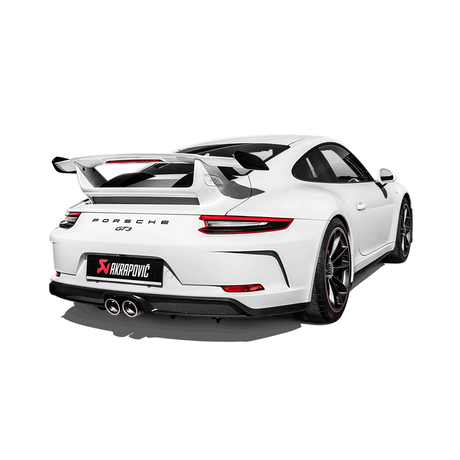 Akrapovic Slip-On Race Line Exhaust System for 2018 Porsche 911 GT3 (991.2) with Titanium Tail Pipe Set