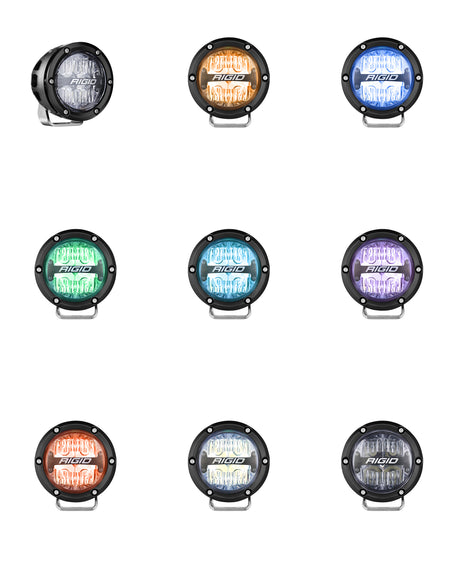 RIGID 360 Series 4-inch RGB/2 RGBW LED Light Cover for Jeep Wrangler, Ford F-150, Toyota Tacoma