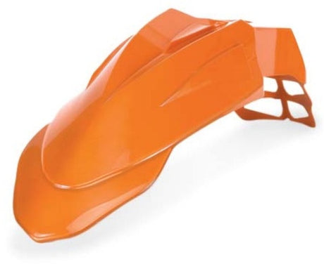 Acerbis KTM Supermotard Front Fender - Orange for KTM Supermoto, Dirt Bikes, and Mini Bikes
