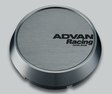 Advan 73mm Middle Centercap - Hyper Black for 2010-2023 Honda Civic, Toyota Camry, Nissan Altima