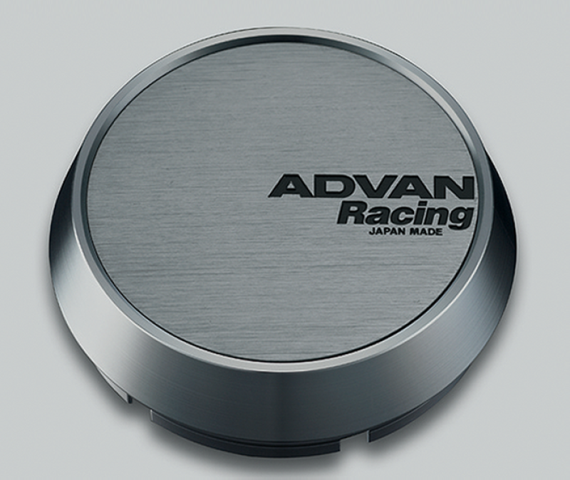 Advan 73mm Middle Centercap - Hyper Black for 2010-2023 Honda Civic, Toyota Camry, Nissan Altima