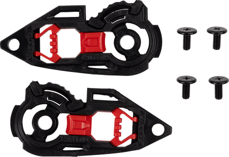 AGV K3 Visor Mechanism Kit - Black by AGV Part Number 2018600002001 for AGV K3 Helmets