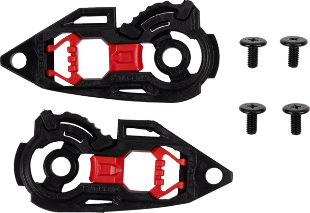 AGV K3 Visor Mechanism Kit - Black by AGV Part Number 2018600002001 for AGV K3 Helmets