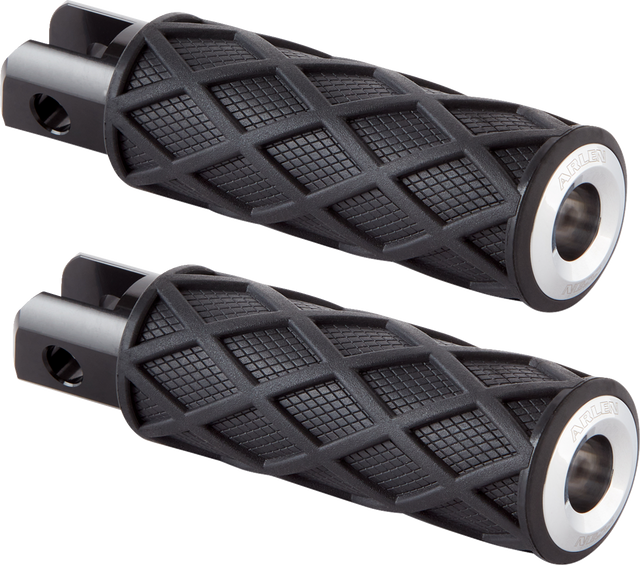 ARLEN NESS Diamond Foot Pegs - Driver - Chrome 400-052