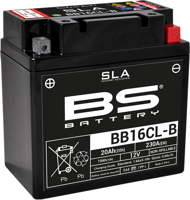 BS BATTERY Battery - BB16CL-B (YB) 300771