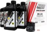 KLOTZ OIL Oil Change Kit - Kawasaki - 10W-40 KU-109