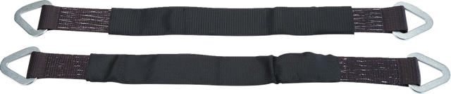 MOOSE OFFROAD Axle Straps - 2" x 30" - Black - Pair 3920-0522