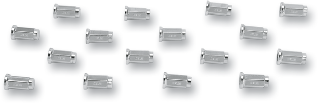 ITP Lug Nuts - Flat - Chrome - M10 x 1.25 - 16 Pack ALUG15BX