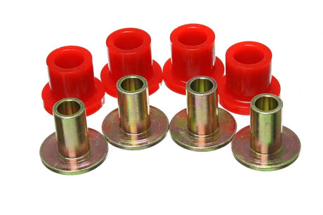 Energy Suspension 8.10106R Rack and Pinion Bushing Set for 2005-2013 Toyota Tacoma - Performance Polyurethane, Red