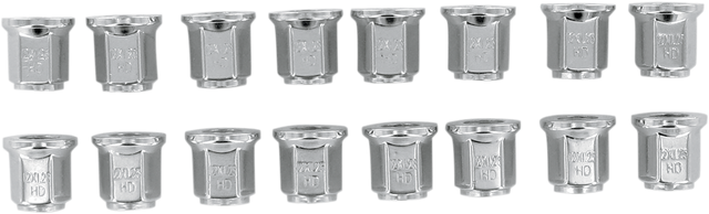 ITP Lug Nuts - Flat - Chrome - M12 x 1.25 - 16 Pack ALUG16BX