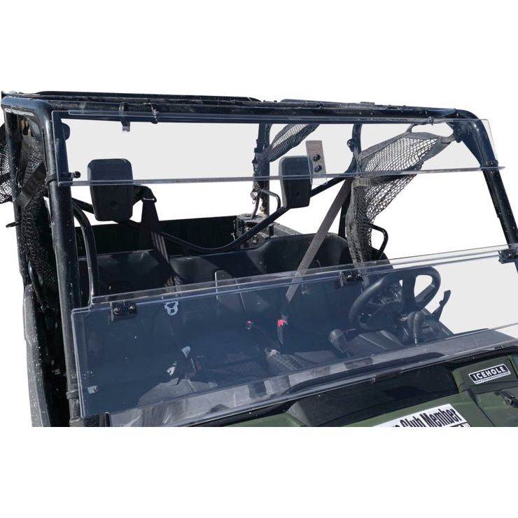 Honda Pioneer 1000 Windbreak Folding Windshield | QuadBoss