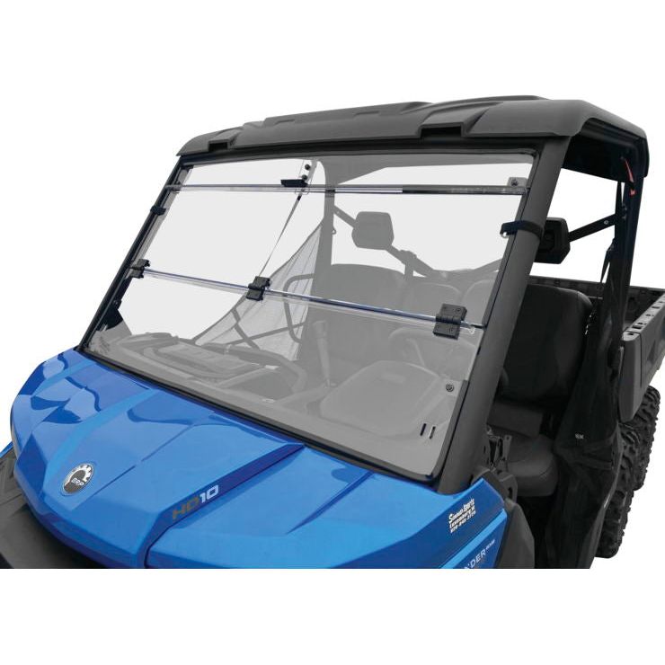 Can Am Defender HD10 Windbreak Folding Windshield | QuadBoss