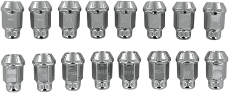 ITP Lug Nuts - 60° Tapered - Chrome - M12 x 1.50 - 16 Pack ALUG18BX