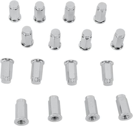 ITP Lug Nuts - Flat - Chrome - 3/8-24 - 16 Pack ALUG11BX