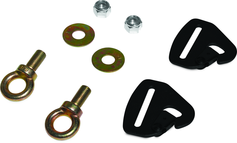 DragonFire Racing Quick-Release Snap Hook Harness Tab Kits - 2 Inch