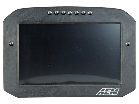 AEM CD-7LG Carbon Logging Flush Digital Dash Display w/ Internal 20Hz GPS & Antenna