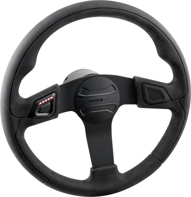 KOSO Heated Steering Wheel AY001000 for UTVs with Integrated Temperature Control