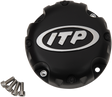 ITP Center Cap - Replacement/Wheel - Cyclone - Black B110CY