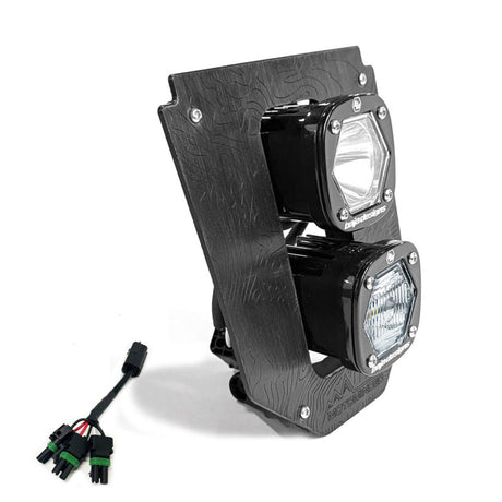 Baja Designs 24-25 Husqvarna FE-S Dual S1 Gemini (D/C) LED Headlight Kit w/ Hi-Low Harness - Clear