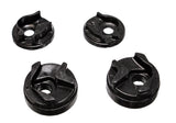 Energy Suspension 7.1112G Black Polyurethane Motor Mount Insert Set for Nissan Sentra (2002-2005) - Improved Performance and Durability