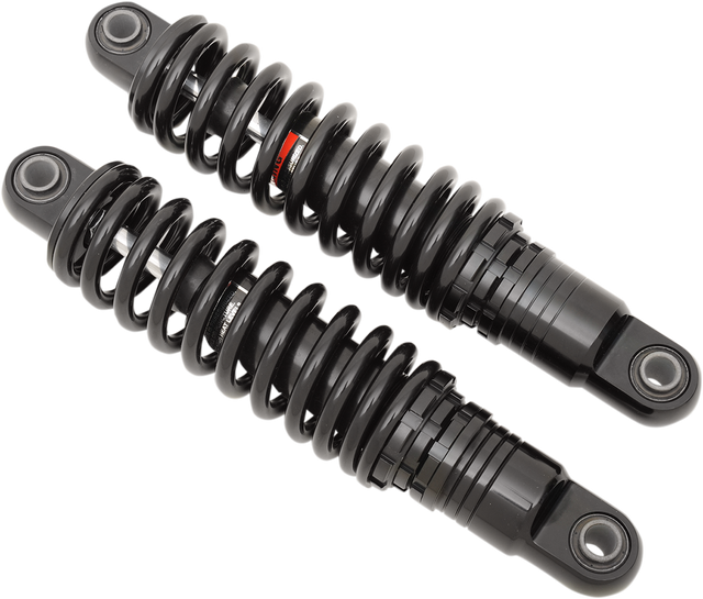 Drag Specialties C16-0151AB Premium Ride-Height Adjustable Motorcycle Shocks - 11 Inch - Black for Harley-Davidson Touring Models