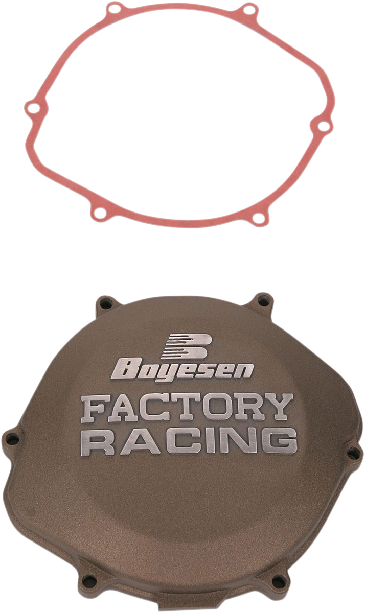BOYESEN Magnesium Clutch Cover for Honda CC-02AM - Lightweight Race Performance Enhancement