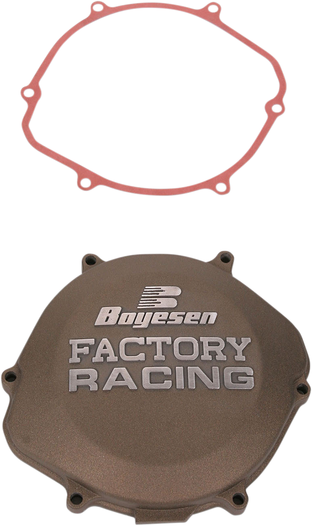 BOYESEN Magnesium Clutch Cover for Honda CC-02AM - Lightweight Race Performance Enhancement