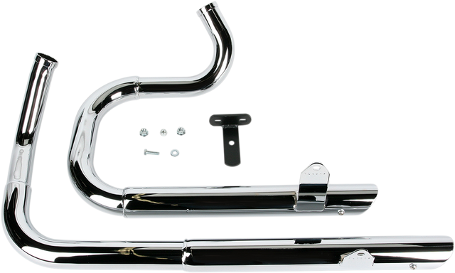 BASSANI XHAUST Pro Street Exhaust - Chrome - '86-'03 XL XL-325F