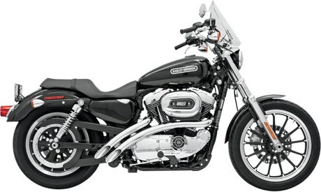 BASSANI XHAUST Radial Sweepers Exhaust System - Chrome - '86-'03 XL XL-FF12