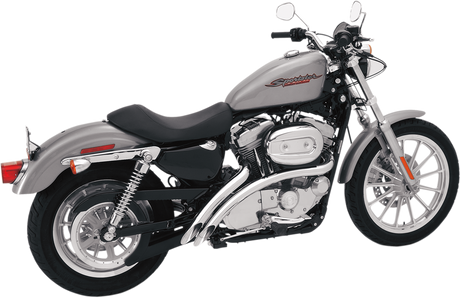 BASSANI XHAUST Radial Sweepers Exhaust System - Chrome - '07-'13 XL XL4-FF12CL